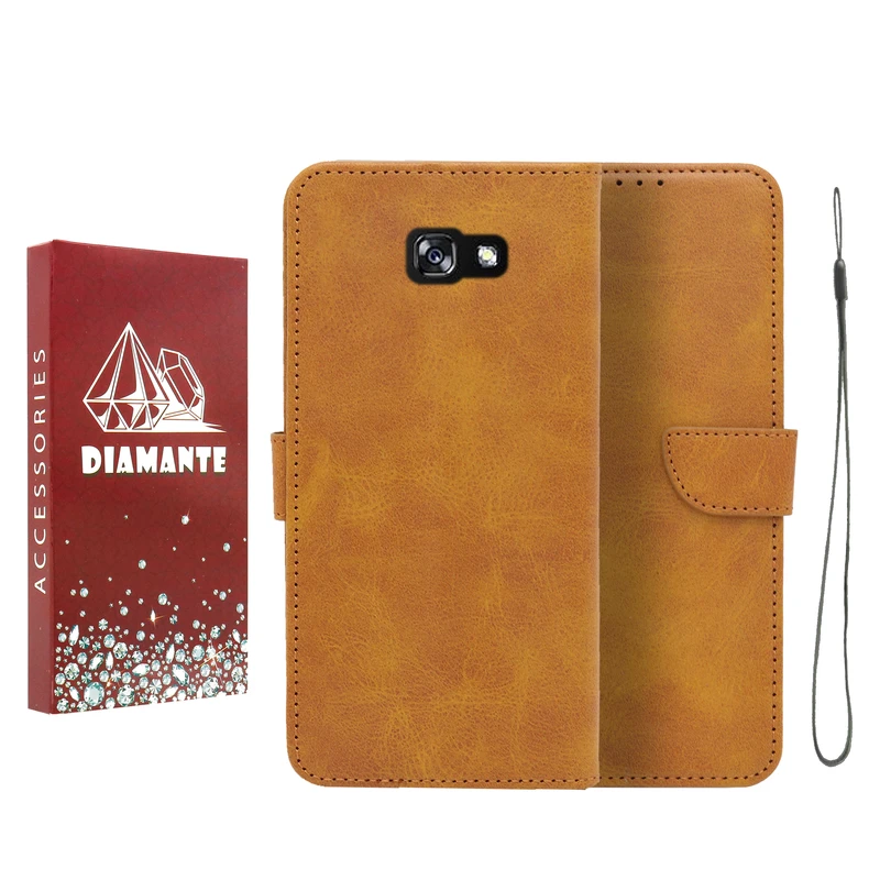 کیف کلاسوری دیامانته مدل Bandaviz Rd مناسب برای گوشی موبایل سامسونگ Galaxy J4 Plus به همراه بند آویز