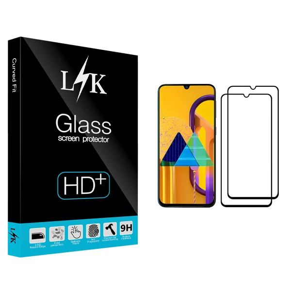 محافظ صفحه نمایش ال کی مدل +HD مناسب برای گوشی موبایل سامسونگ Galaxy M30s بسته دو عددی