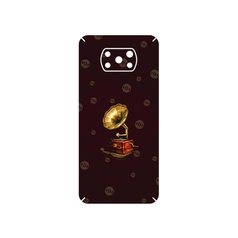 برچسب پوششی ماهوت مدل Gramophone Nostalgia مناسب برای گوشی موبایل شیائومی Poco X3 Pro