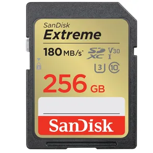 کارت حافظه SDXC سن دیسک مدل EXTREME کلاس 10 استاندارد UHS-I U3 سرعت 180MB/s ظرفیت 256 گیگابایت