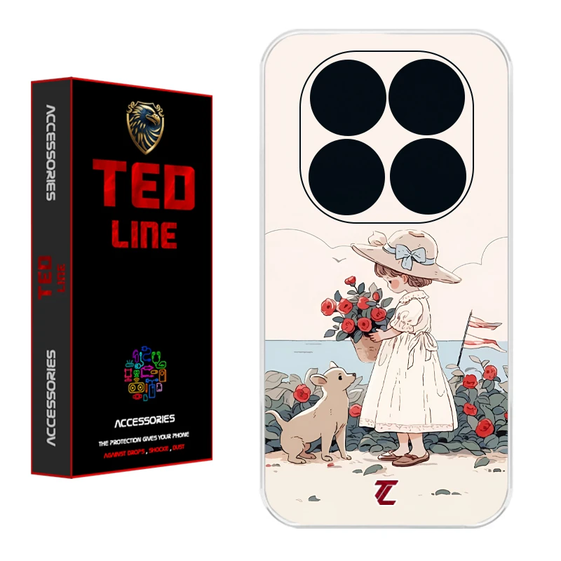 کاور تدلاین طرح دختر کد 1208 مناسب برای گوشی موبایل شیائومی Poco X7 / Redmi Note 14 Pro 4G