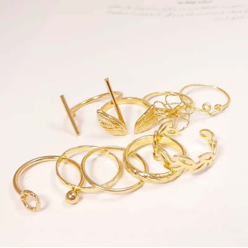 انگشتر زنانه مدل Rns4 مجموعه 9 عددی