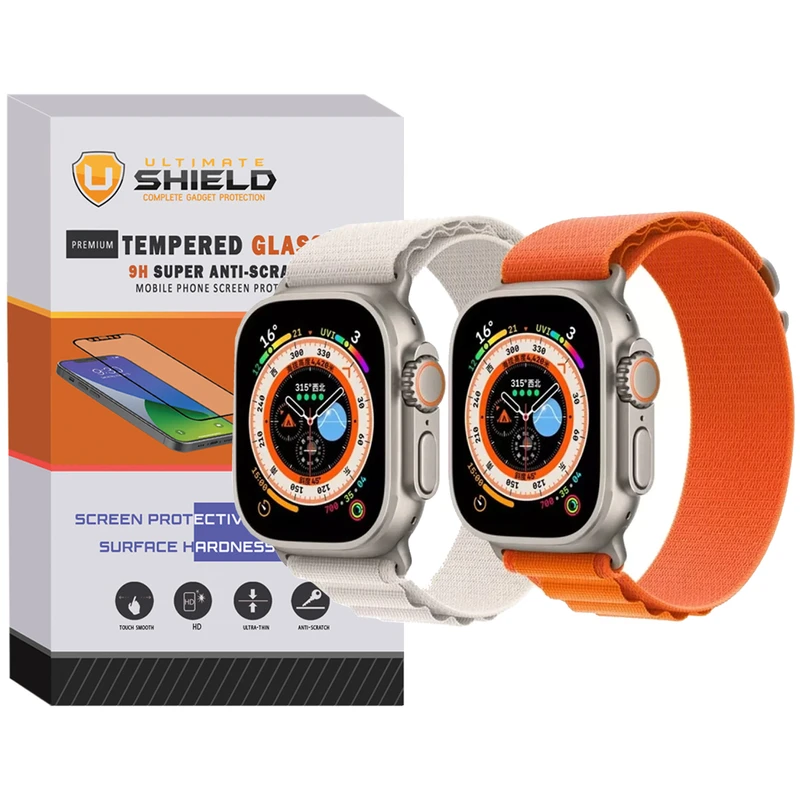 بند آلتیمیت شیلد مدل Alpine Various Color مناسب برای اپل واچ 42 / 44 / 45 / 49 میلی متر مجموعه دو عددی