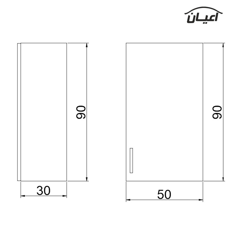 کابینت آشپزخانه اعیان مدل FH CW18
