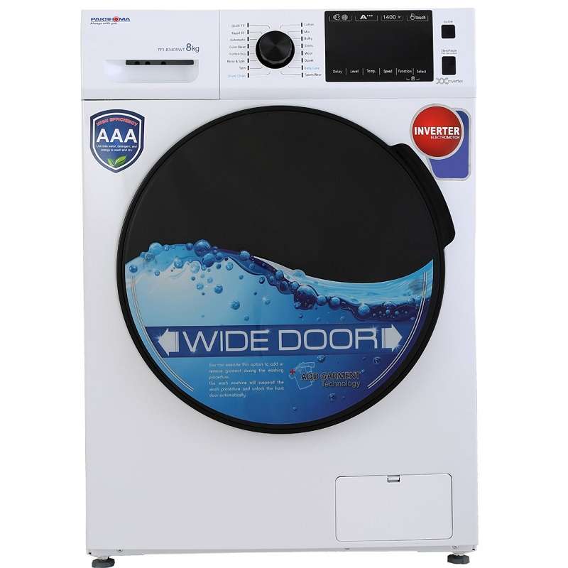 ماشین لباسشویی پاکشوما مدل TFI-83405 ظرفیت 8 کیلوگرم