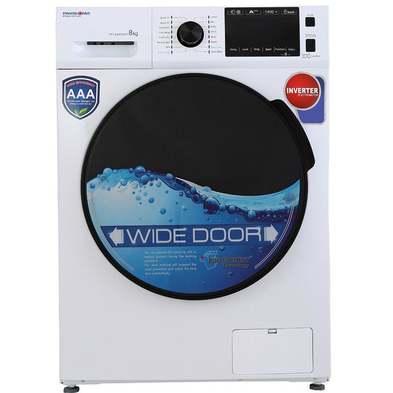 ماشین لباسشویی پاکشوما مدل TFI-83405 ظرفیت 8 کیلوگرم