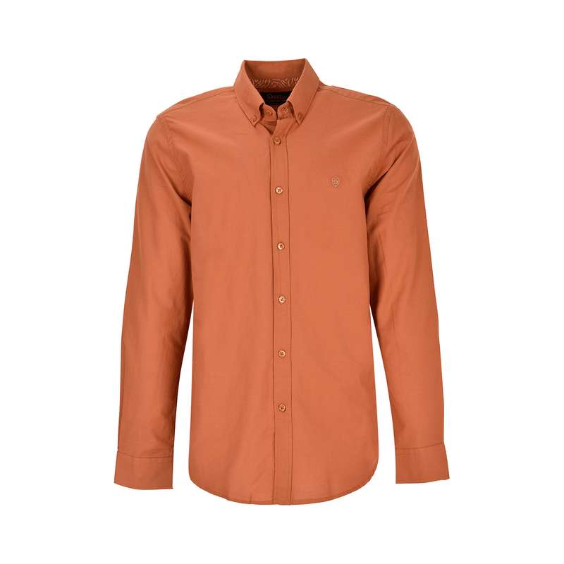 پیراهن آستین بلند مردانه بادی اسپینر مدل 1122 کد 1 رنگ آجری