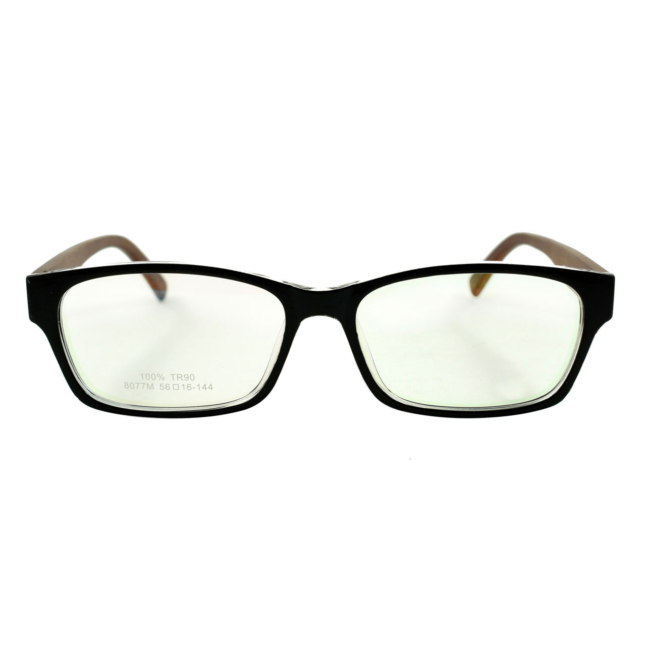 قیمت فریم عینک طبی مدل Tr90 Wooden Transparent Edge قیمت فریم عینک طبی مدل Tr90 Wooden Transparent Edge