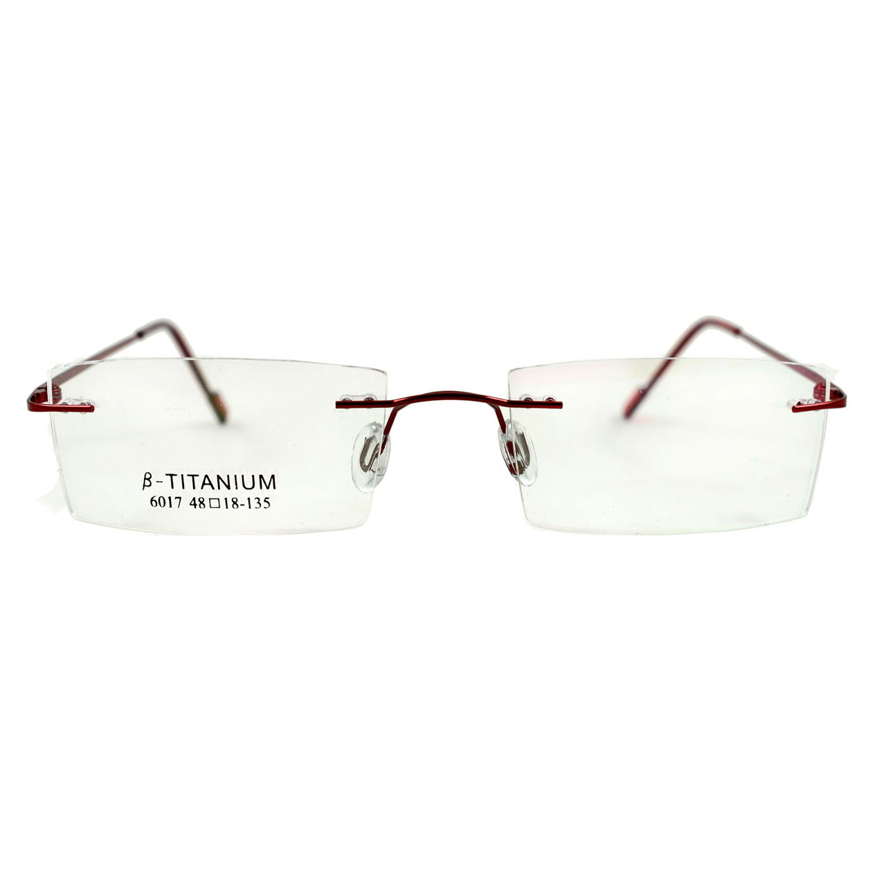 فریم عینک طبی مدل Beta Titanium Polished Red فریم عینک طبی مدل Beta Titanium Polished Red