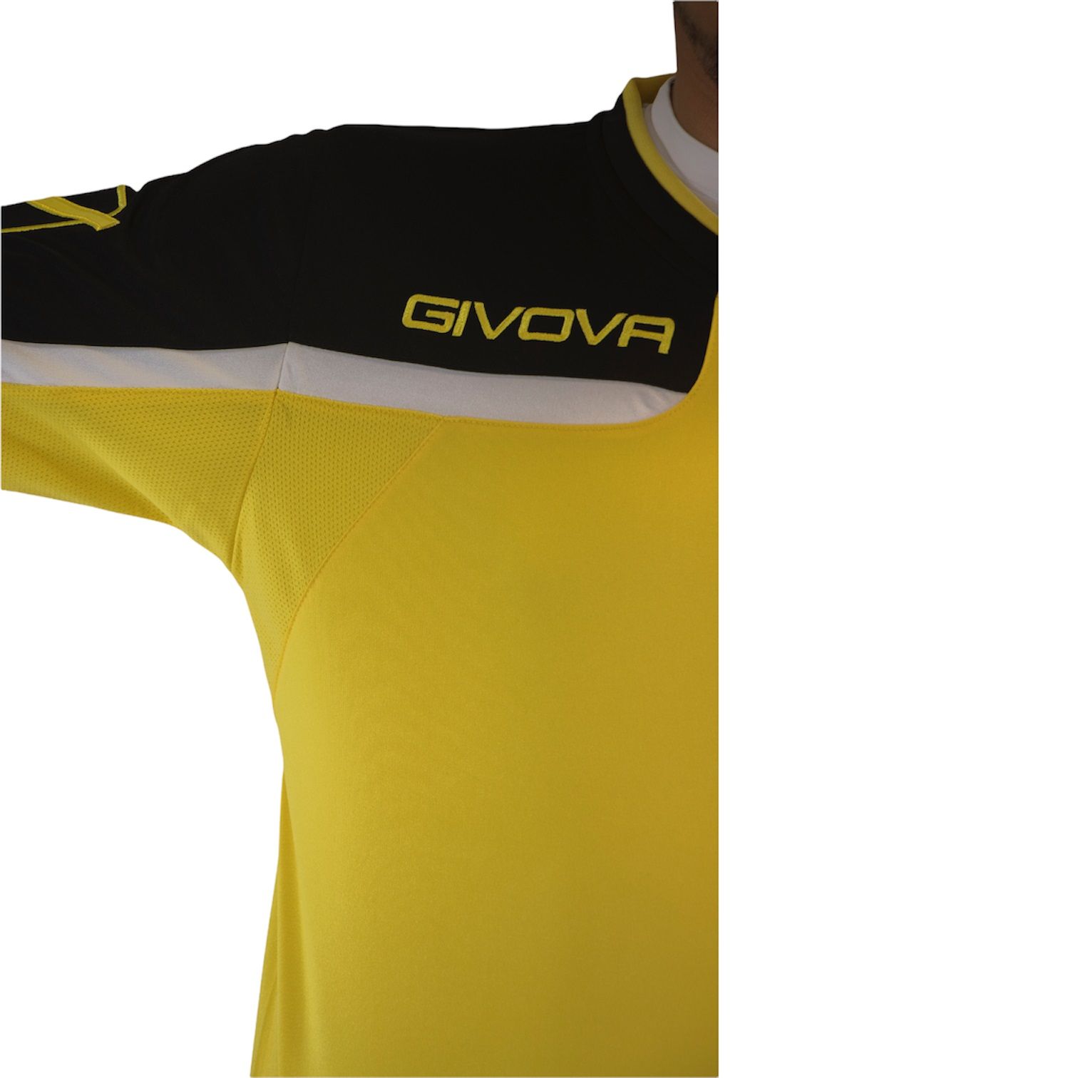 ست تی شرت و شلوارک ورزشی مردانه جیووا مدل KITC47 Soccer Kit رنگ زرد -  - 2