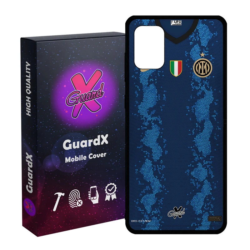 کاور گارد ایکس طرح Inter Milan مدل Glass10400 مناسب برای گوشی موبایل سامسونگ Galaxy A31