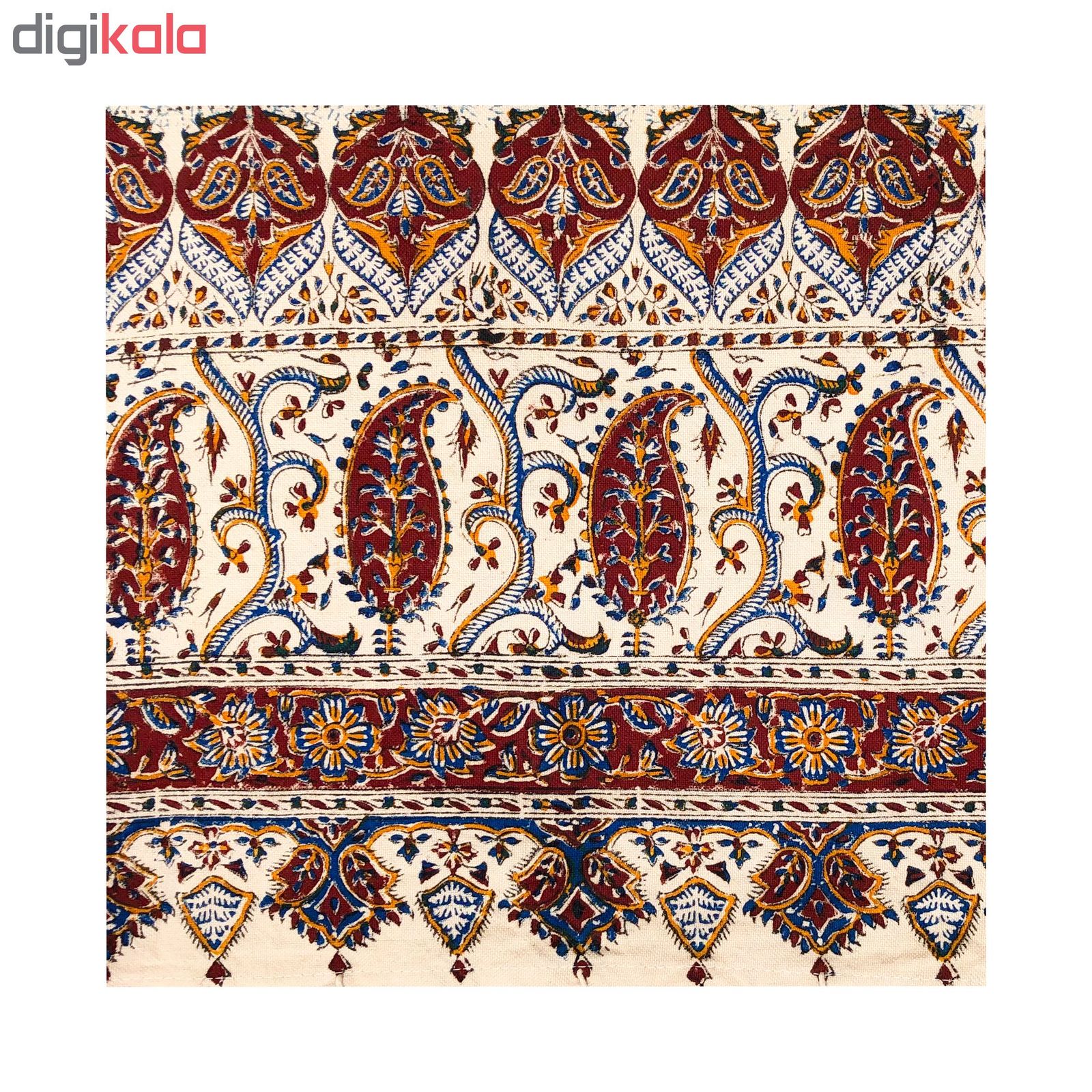 رومیزی قلمکار ممتاز اصفهان اثر عطريان طرح تخت جمشيد مدل G67سایز 0*280 سانتی متر