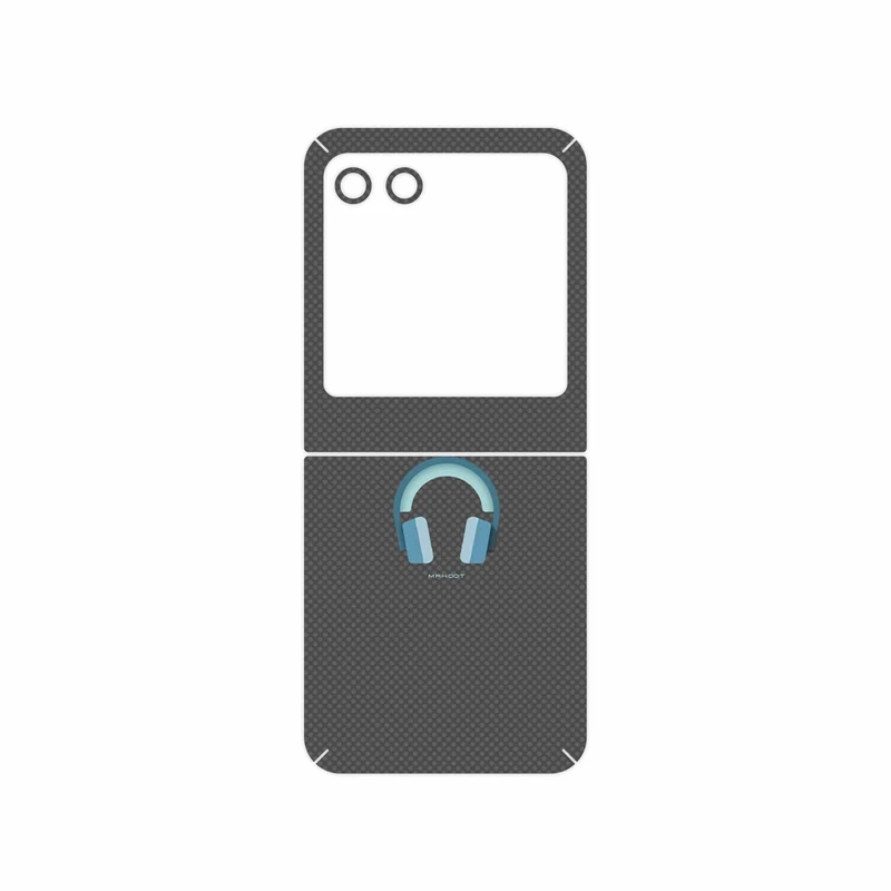 برچسب پوششی ماهوت مدل Minimal Headphone Icon مناسب برای گوشی موبایل موتورولا Razr 40 Ultra