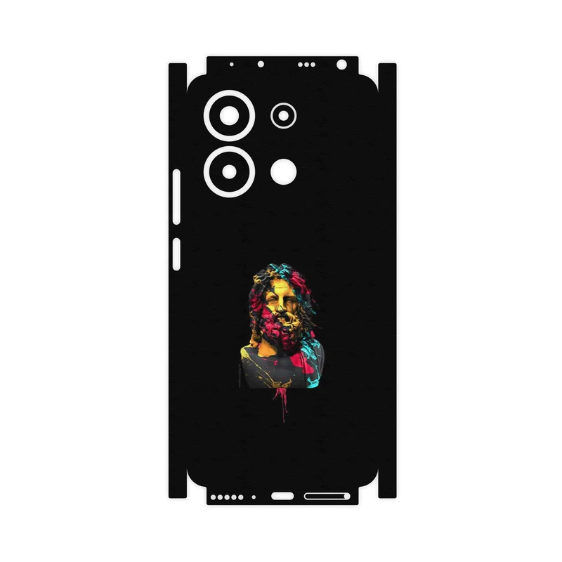 برچسب پوششی ماهوت مدل Painted Sculpture Digital Art-FullSkin مناسب برای گوشی موبایل شیائومی Redmi Note 13 4G