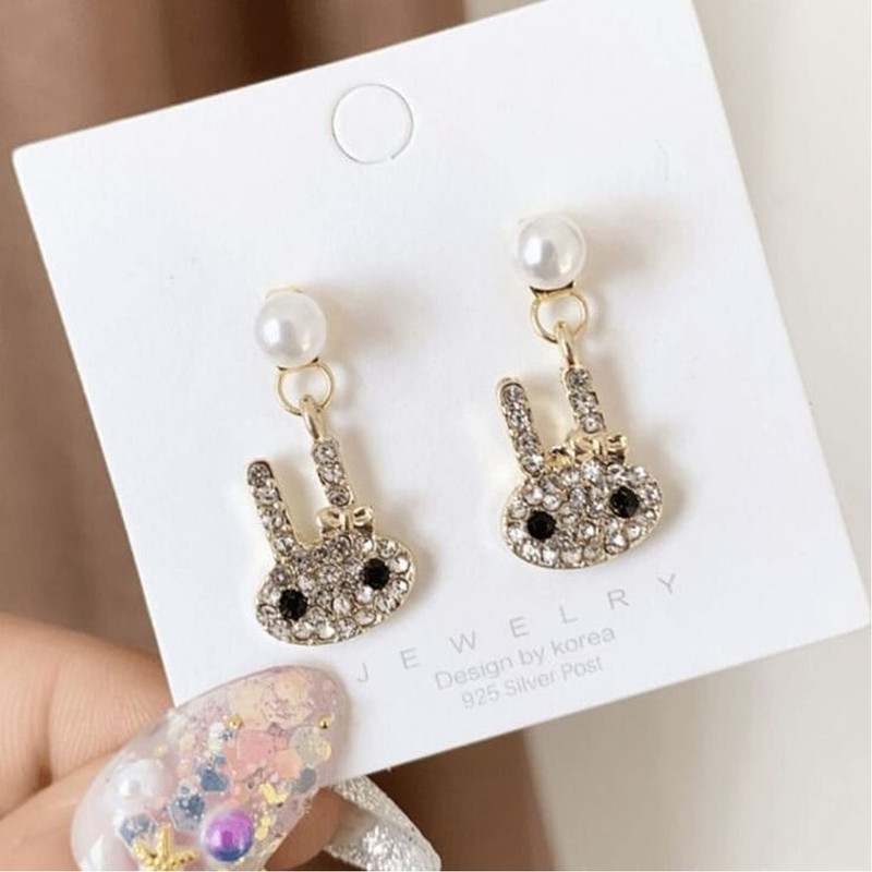 گوشواره دخترانه مدل خرگوش