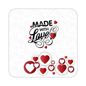 زیر لیوانی کاکتی طرح عاشقانه مدل mp39395