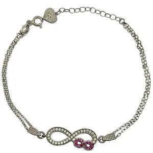 دستبند نقره گالری احد کد 4539