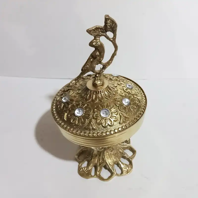 قندان برنزی مدل پرنده کد 600