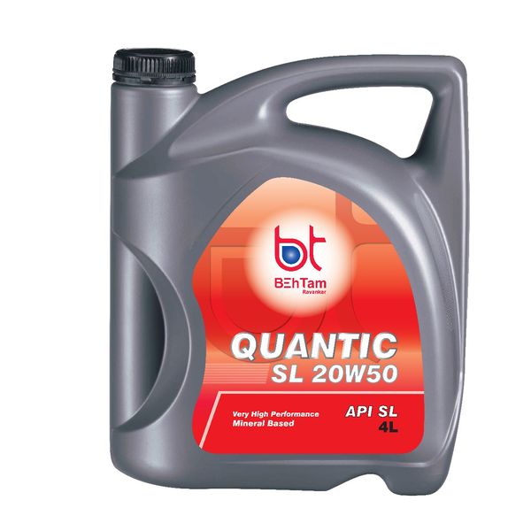 روغن موتور خودرو بهتام روانکار مدل 20W50 Quantic حجم 4 لیتر روغن موتور خودرو بهتام روانکار مدل 20W50 Quantic حجم 4 لیتر