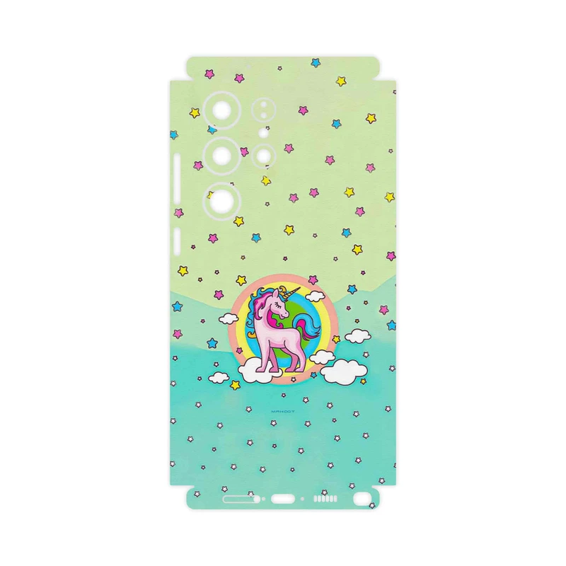 برچسب پوششی ماهوت مدل Rainbow unicorn adventure-FullSkin مناسب برای گوشی موبایل سامسونگ Galaxy S23 Ultra