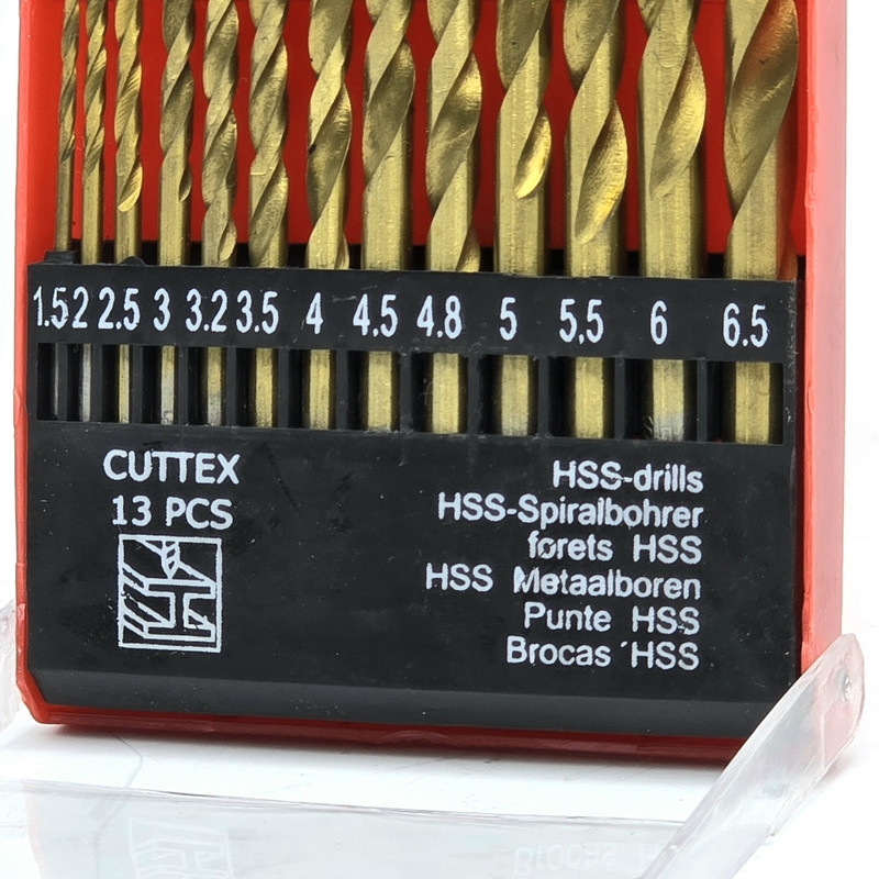 مته باس مدلCUTTEX-13PCSمخصوص چوب و فلز مجموعه13عددی