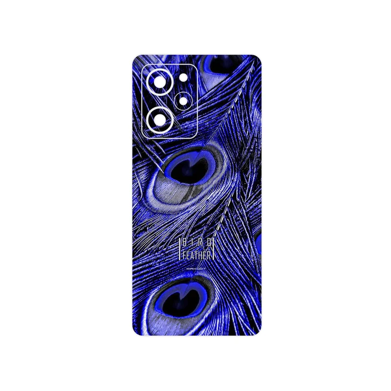 برچسب پوششی ماهوت مدل Purple Feather مناسب برای گوشی موبایل شیائومی Poco X5 Pro