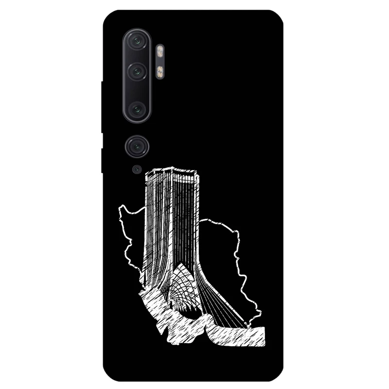 کاور مگافون طرح برج آزادی مدل 1628 مناسب برای گوشی موبایل شیائومی Mi Note 10 / 10 Pro