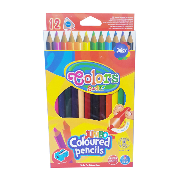 مداد رنگی sadaf کد 01