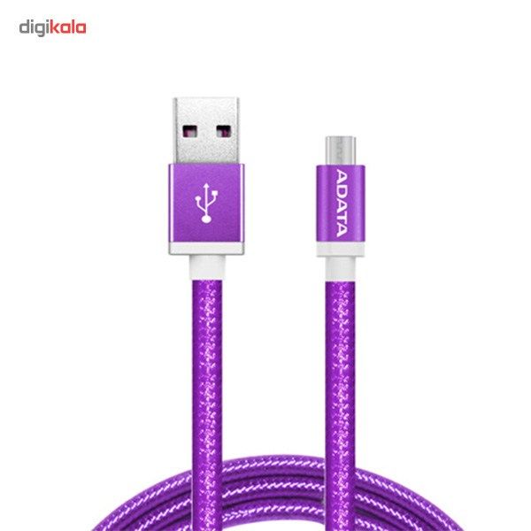 کابل تبدیل USB به microUSB ای دیتا مدل Reversible Aluminum به طول 1 متر main 1 25