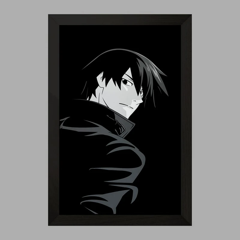 تابلو خندالو مدل هی انیمه تاریک تر از سیاهی Darker Than Black  کد 22583