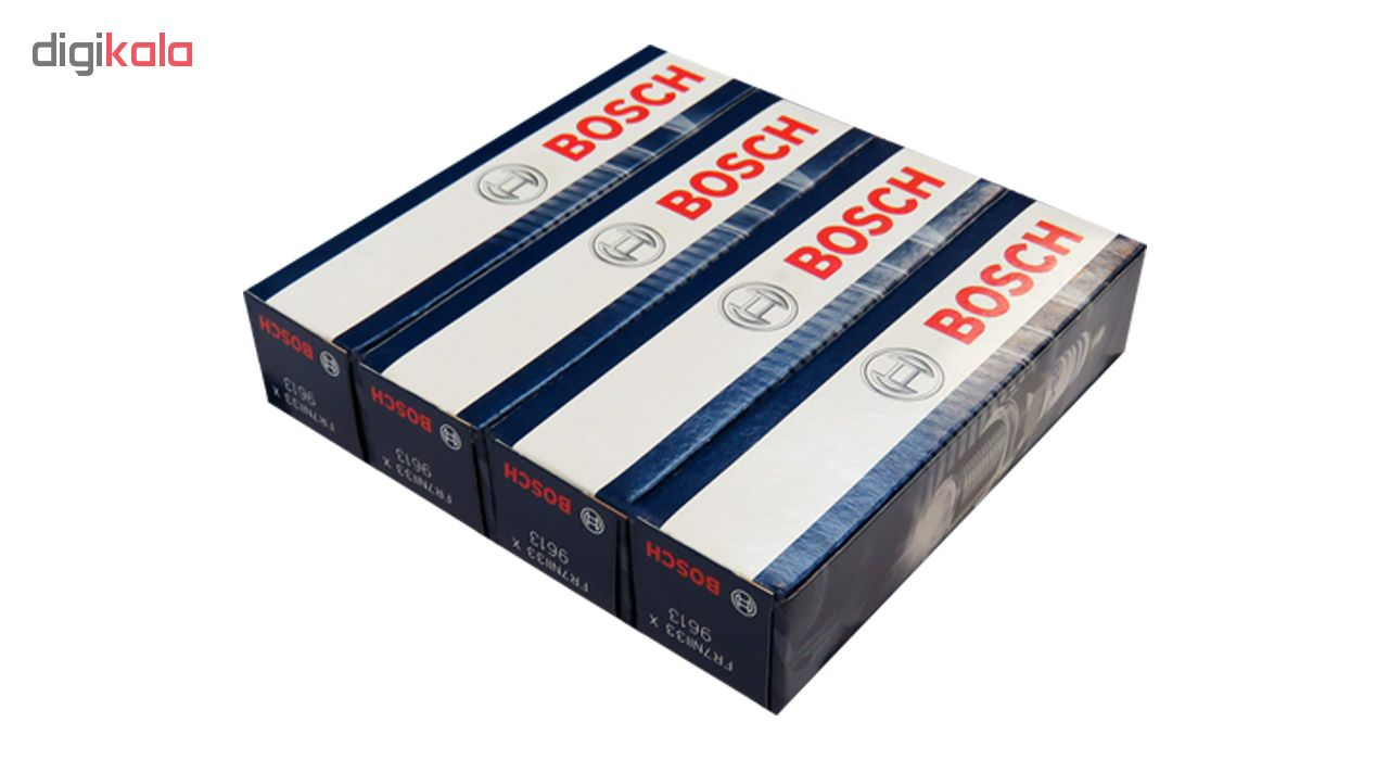 شمع خودرو بوش مدل FR7NII33X - 9613 بسته 4 عددی