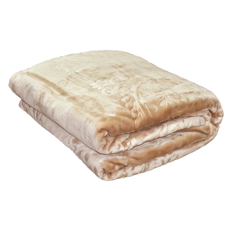 پتوی دو نفره درمینا سری آکرلیک کد 538 سایز 220x240 سانتیمتر