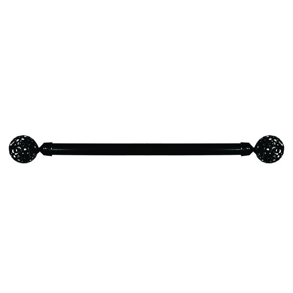 چوب پرده مدل SD طرح قپه گرد طول 200 سانتیمتر