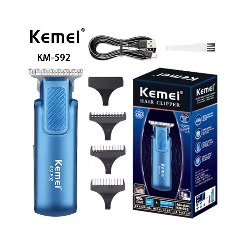 ماشین اصلاح موی صورت کیمی مدل KM-592 ماشین اصلاح موی صورت کیمی مدل KM-592