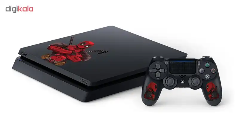 برچسب پلی استیشن 4 طرح Deadpool-02 مجموعه 3 عددی