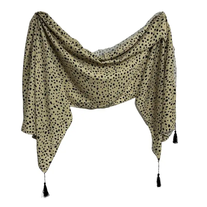 شال زنانه مدل پلنگی ریز چهار فصل