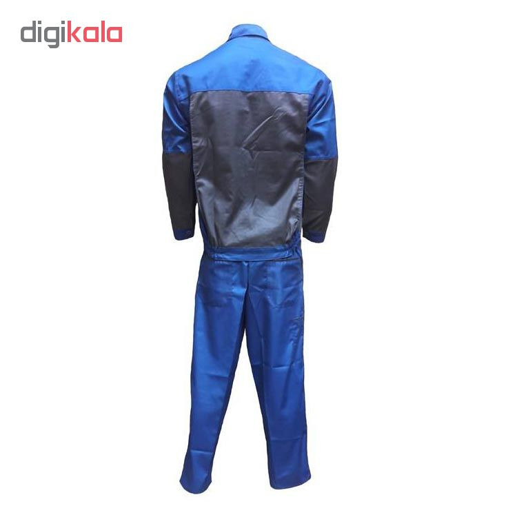 کاپشن شلوار مهندسی مدل سیلوری طوسی آبی