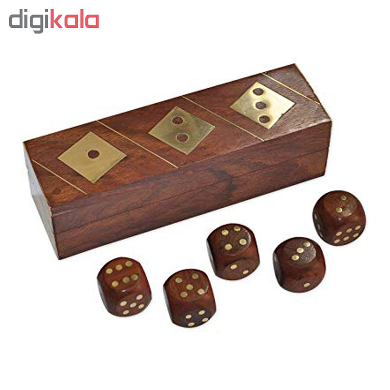 قیمت و خرید تاس مدل D1 بسته 5 عددی