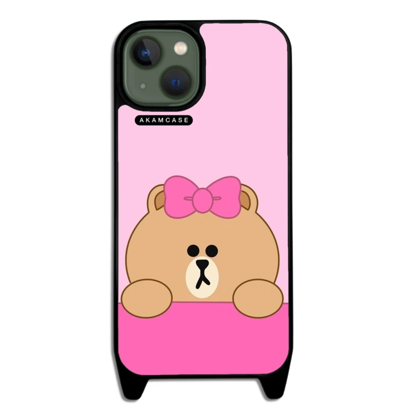 کاور آکام مدل AMCWLA13-BROWN10 مناسب برای گوشی موبایل اپل iPhone 13