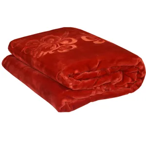 پتوی دو نفره درمینا سری آکرلیک کد 224 سایز 220x240 سانتی متر