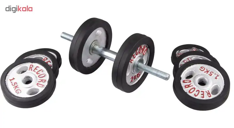 دمبل 10 کیلوگرمی رکورد مدل N1 بسته 2 عددی
