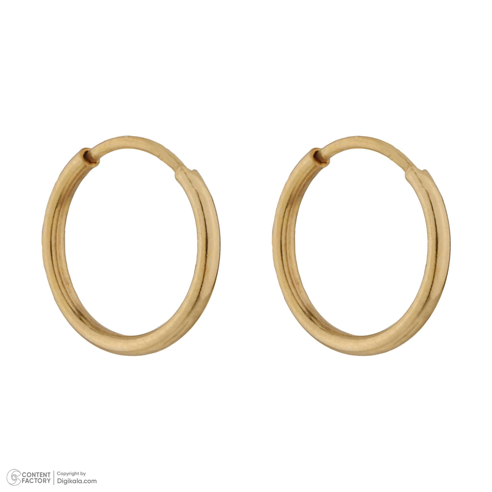 گوشواره طلا 18 عیار دخترانه ناریا مدل T-011 -  - 4