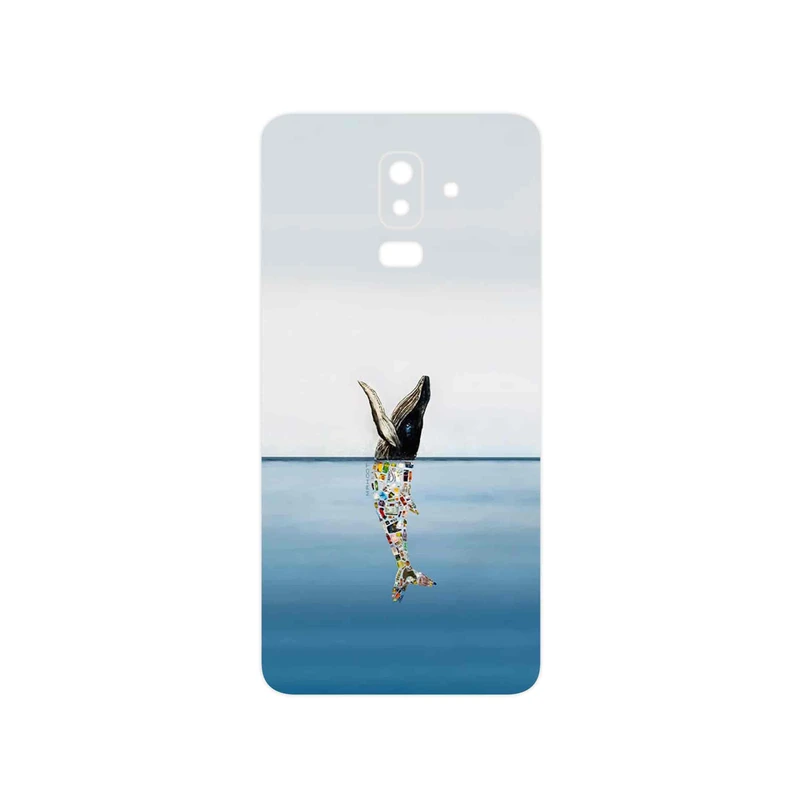 برچسب پوششی ماهوت مدل Collage of Sea Trash مناسب برای گوشی موبایل سامسونگ Galaxy J8