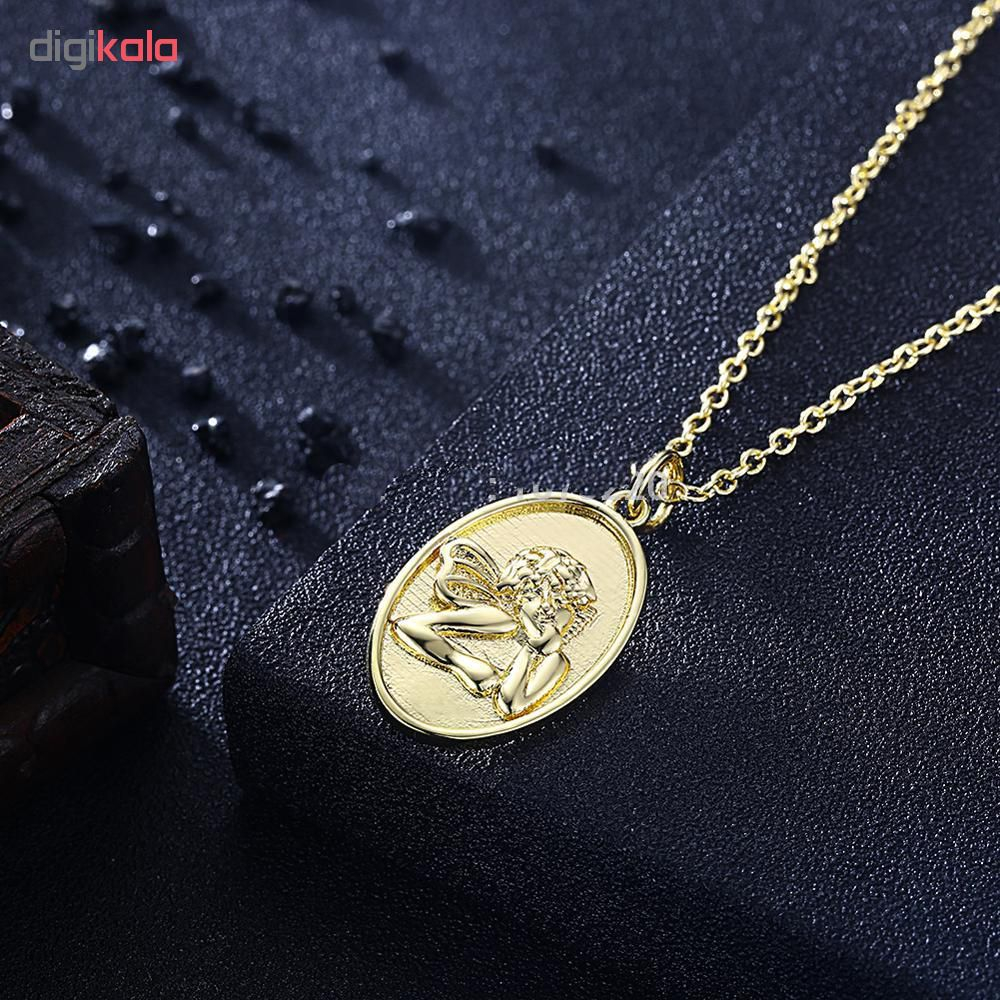 گردنبند طرح فرشته کد N129 تک سایز