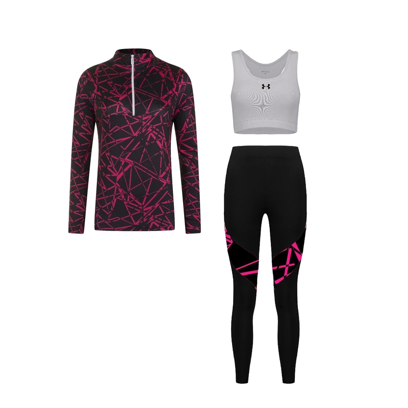 ست سه تکه لباس ورزشی زنانه مدل 1801-1401-276