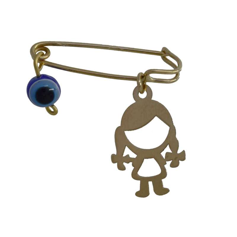 سنجاق سینه طلا 18 عیار کانیار گالری مدل SAN20 سایز 0.660 گرم