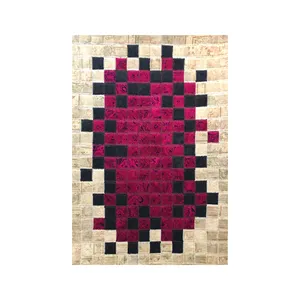 کلاژ فرش دستبافت چهل تکه کد 1014