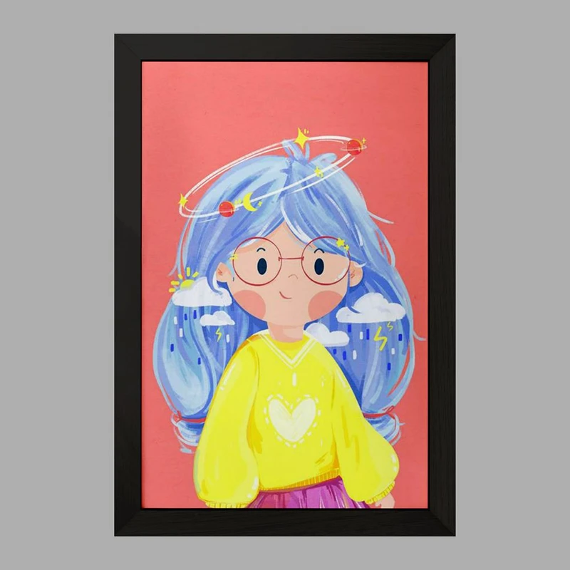 تابلو خندالو مدل دخترانه فانتزی کد 25708