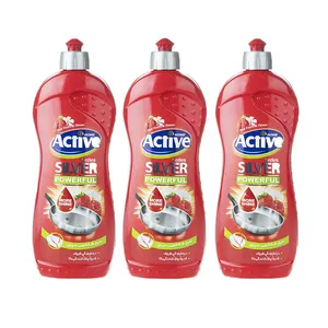مایع ظرفشویی اکتیو مدل Red Fruits and Flower حجم 750 میلی لیتر بسته 3 عددی