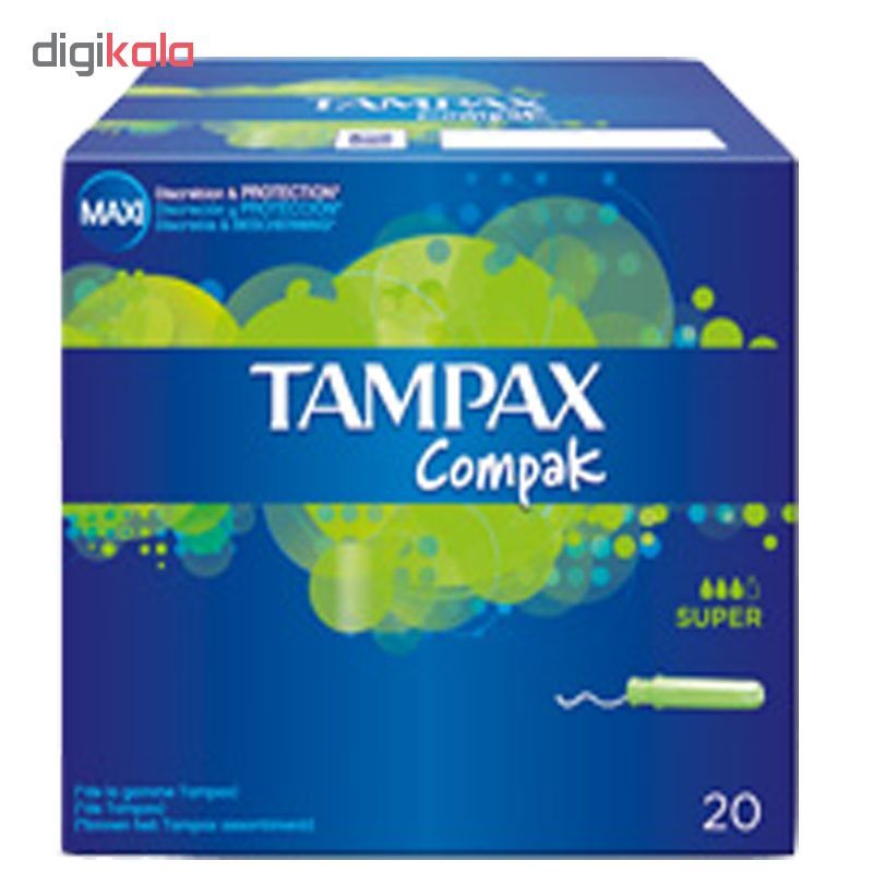 تامپون تامپکس مدل Compak Super بسته 20 عددی -  - 2